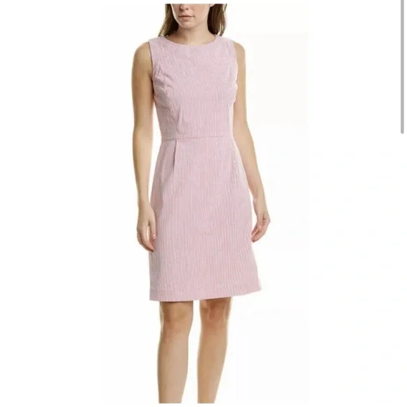 brooks brothers pink dress Brooks Brothers 100% Silk Vintage Pink Sheath Dress Size 16 NWT